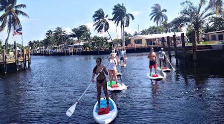 Recorrido en paddle surf por la Venecia de América en Fort Lauderdale